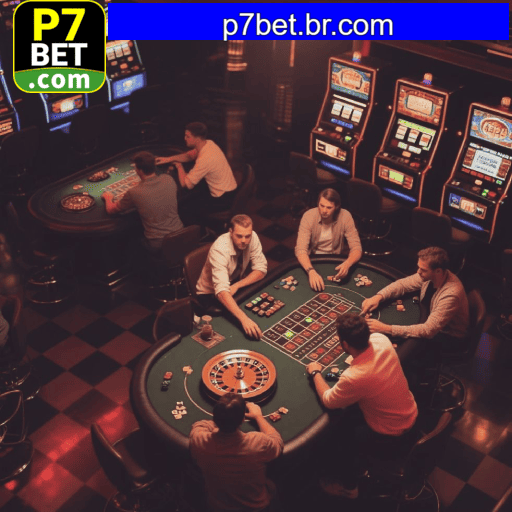 Imagem promocional do cassino online da P7BET mostrando jogos ao vivo